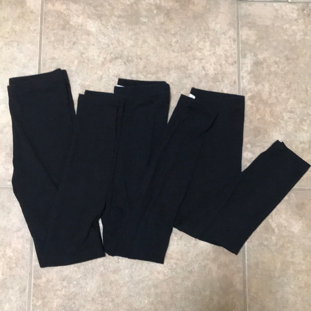 forever 21 classic knit leggings (3 pairs)